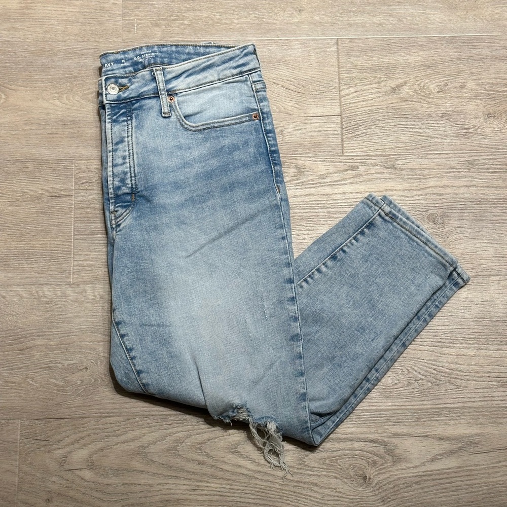 High Rise O.G. Straight Leg Jeans - Old Navy (Petite Length)
